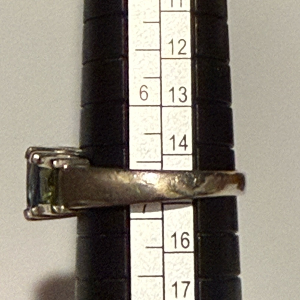 Multi-Color Gemstone Silver Ring - Picture 2 of 4